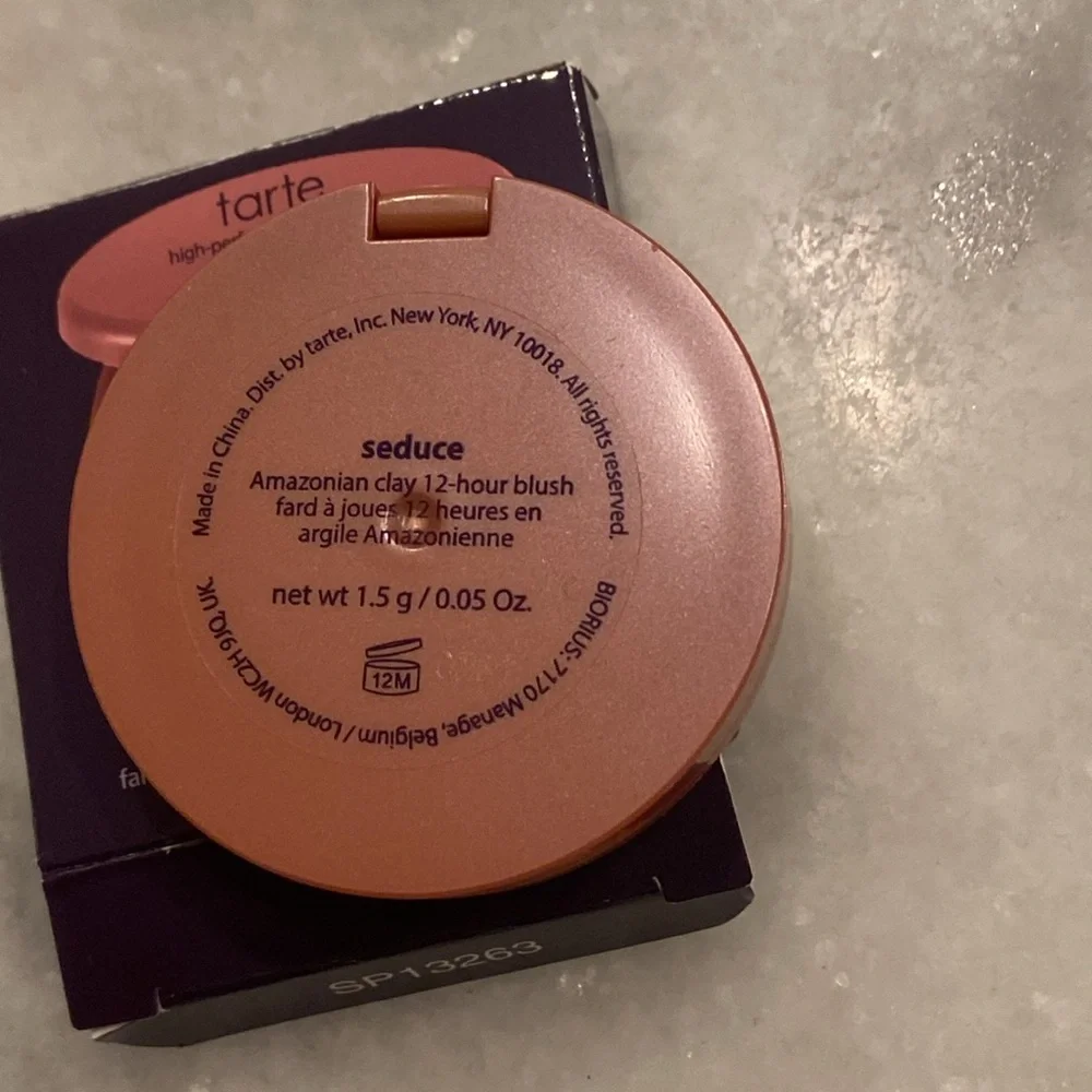 NIB Tarte Amazonian Clay 12-hour blush in seduce - Picture 5 of 6